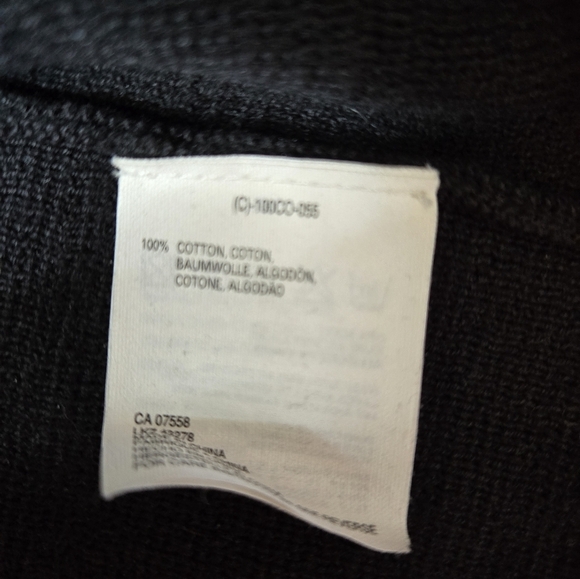 MEXX Black and Brown Grid Pattern Cotton Sweater. Mens L - Picture 7 of 7